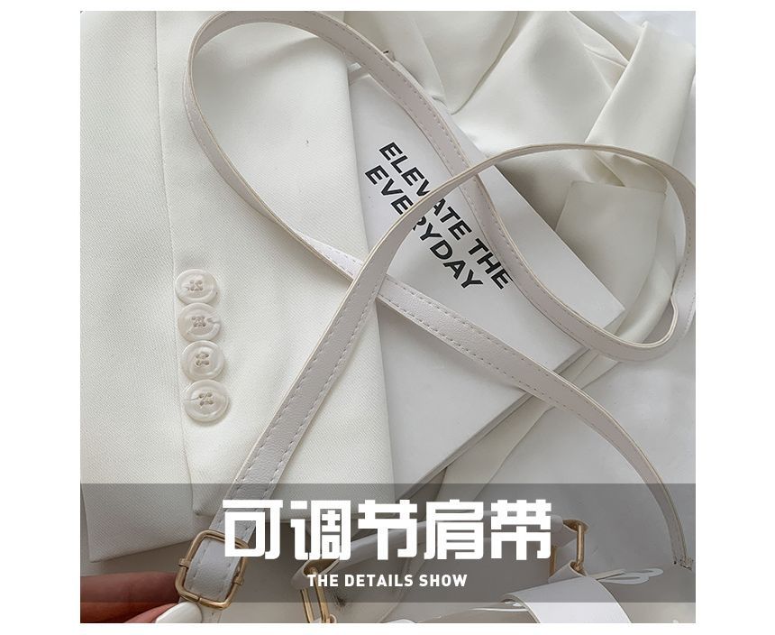 NewTown - Flap Graffiti Transparante Crossbody Tas