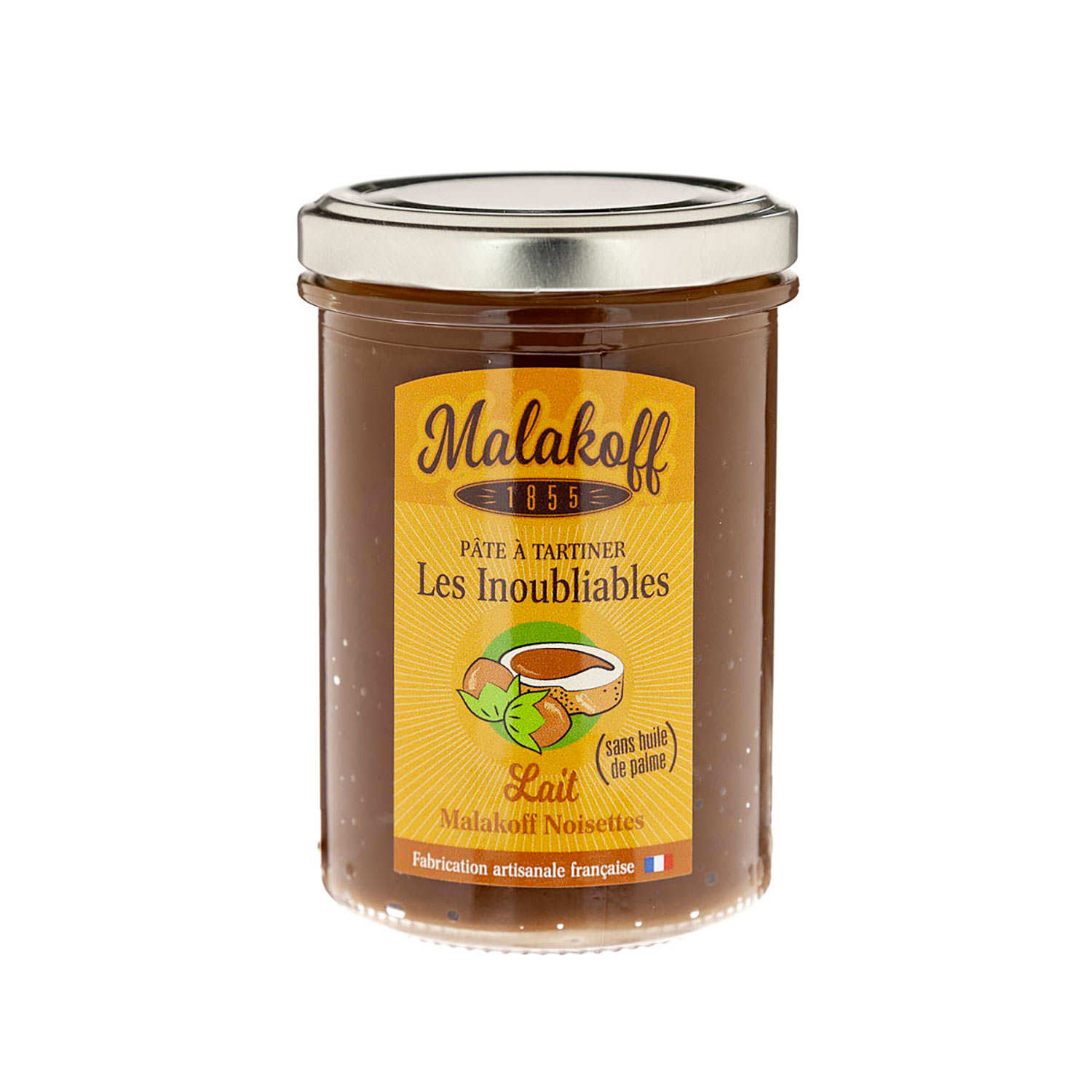 Pâte à tartiner lait noisette - Malakoff 1855