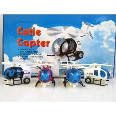 Postler Helikopter mit Rückaufzug, 11cm, sortiert