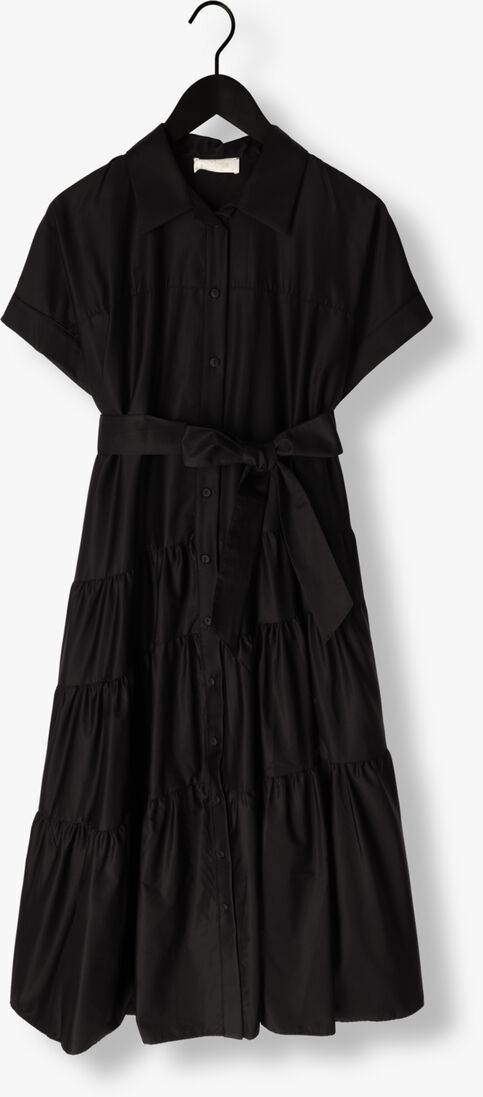 zwarte devotion maxi jurk ear