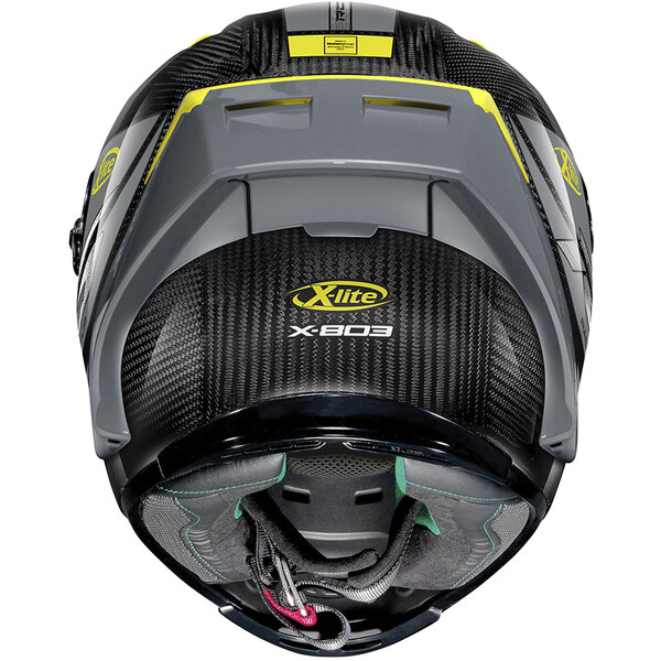 X-lite - Casque X-803 RS Ultra Carbon Skywarp Noir / Gris / Jaune