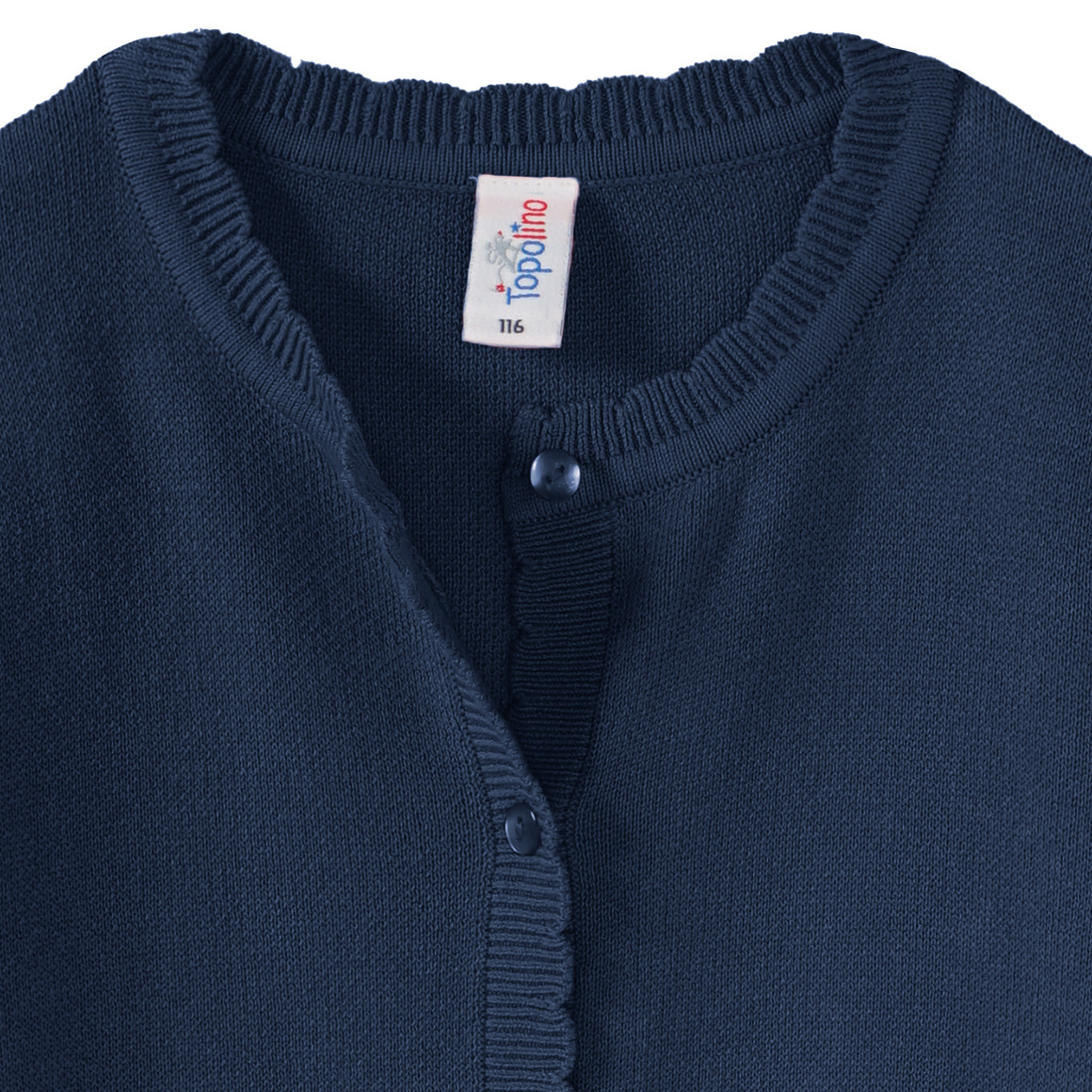 Topolino Mädchen Cardigan mit Knopfleiste dunkelblau