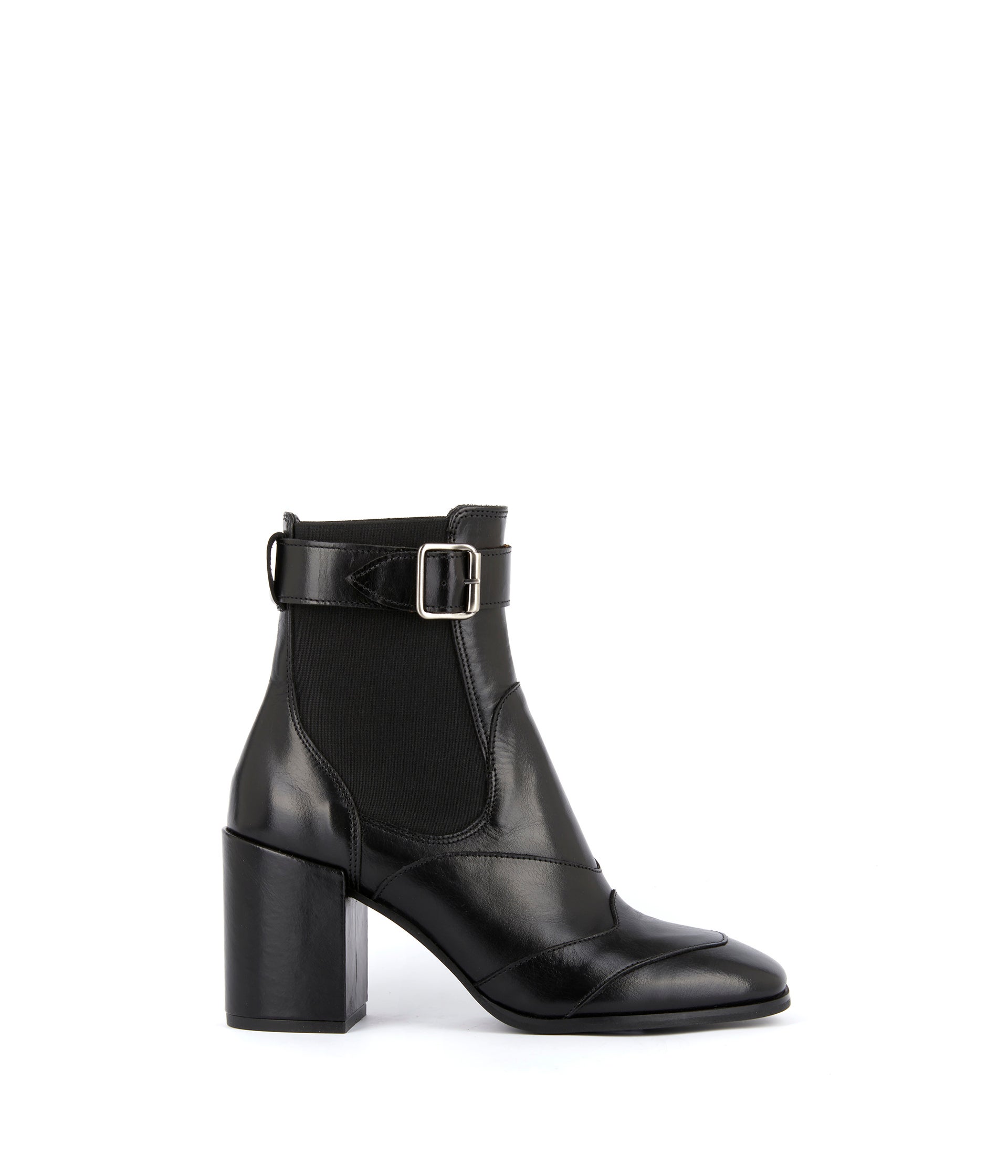 Boots cuir noir Pablo
