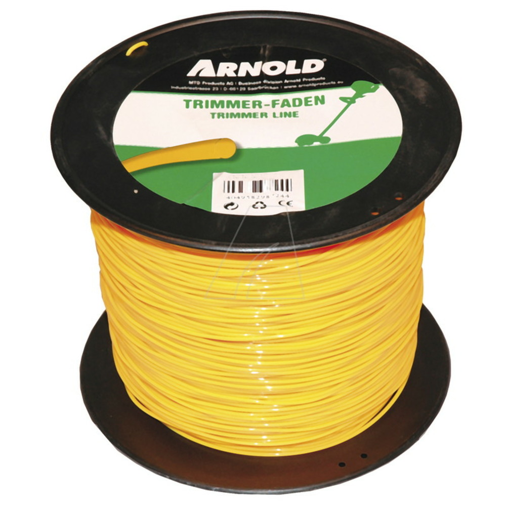 Fil de coupe-bordure rond en nylon 3,0 mm × 156 m
