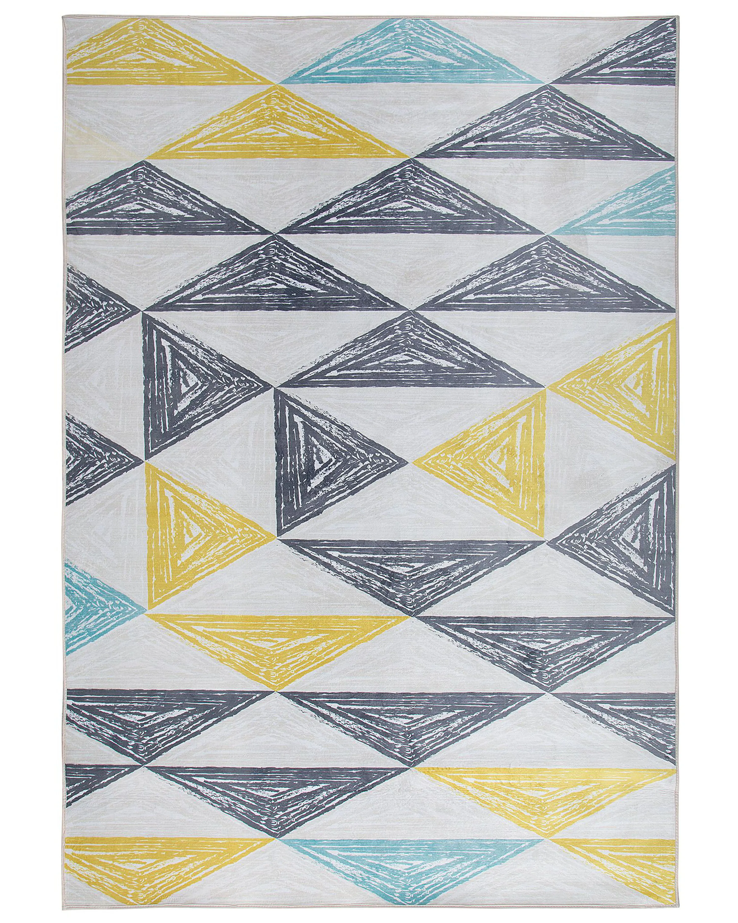 Vloerkleed KALEN Grijs 160 x 230 cm