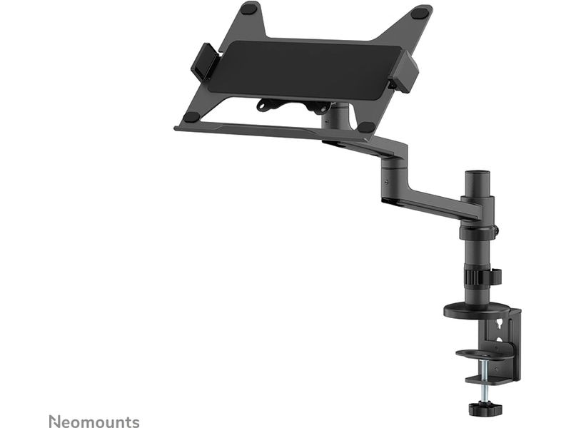 NEOMOUNTS Tischhalterung DS20-425BL1 bis 5 kg – Schwarz Full-Motion-Tischhalterung für 11.6-17.3
