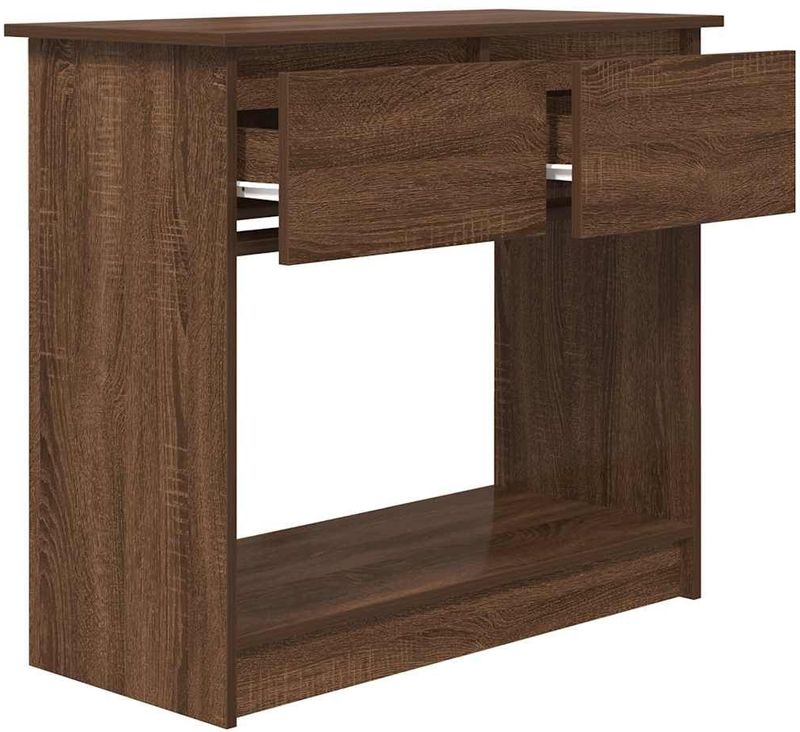 vidaXL - Wandtafel - Bruin - Hout - 85,5x38,5x74,5 cm
