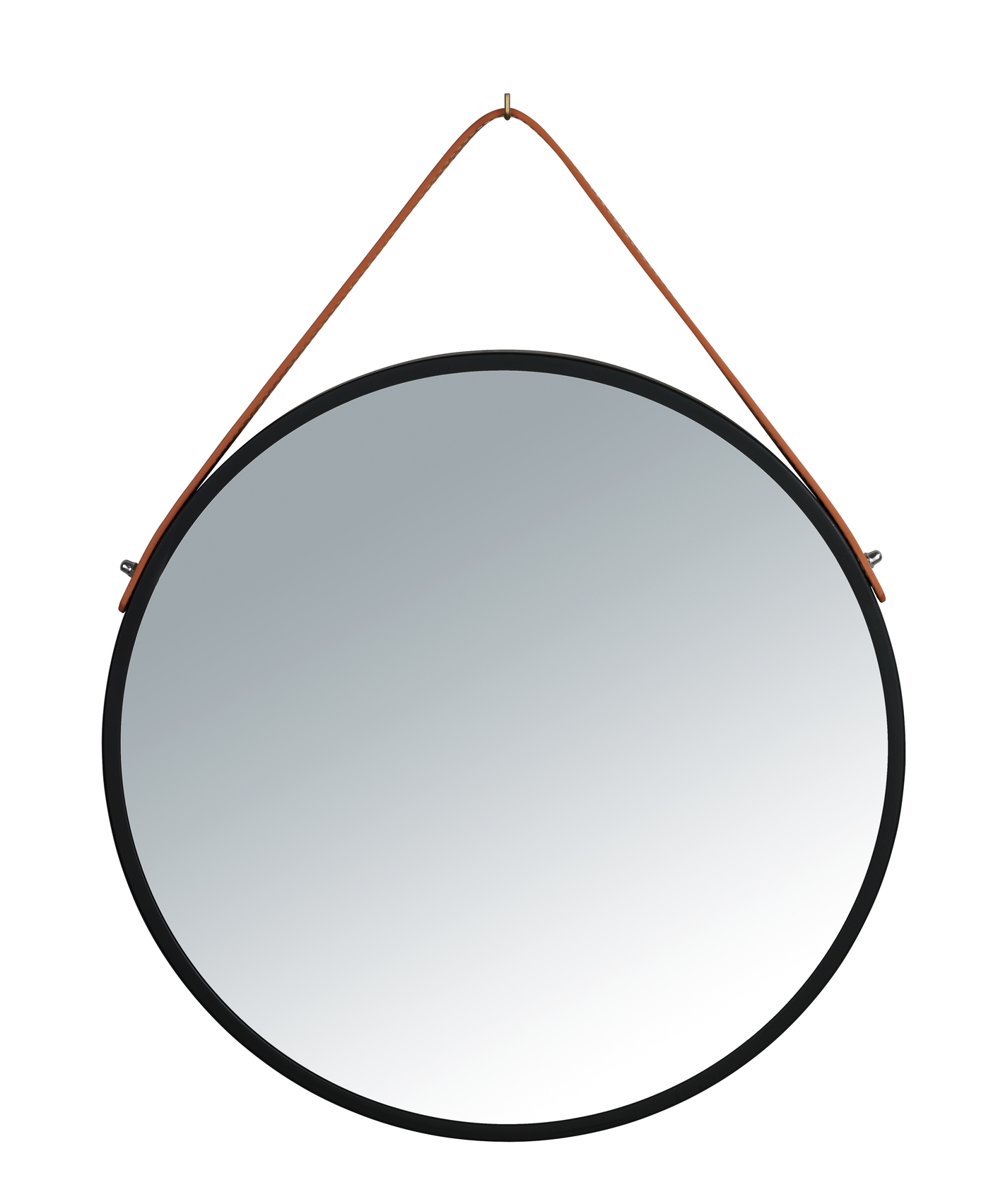 Wenko Borrone opmaakspiegel wand ø40cm zwart