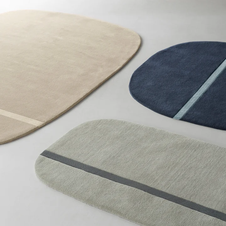 Normann Copenhagen - Oona Teppich, 175 x 240 cm, grau
