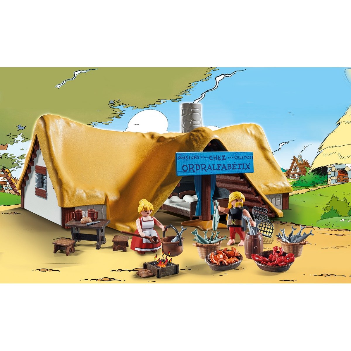 Hutte d'Ordralfabétix Playmobil Astérix 71266