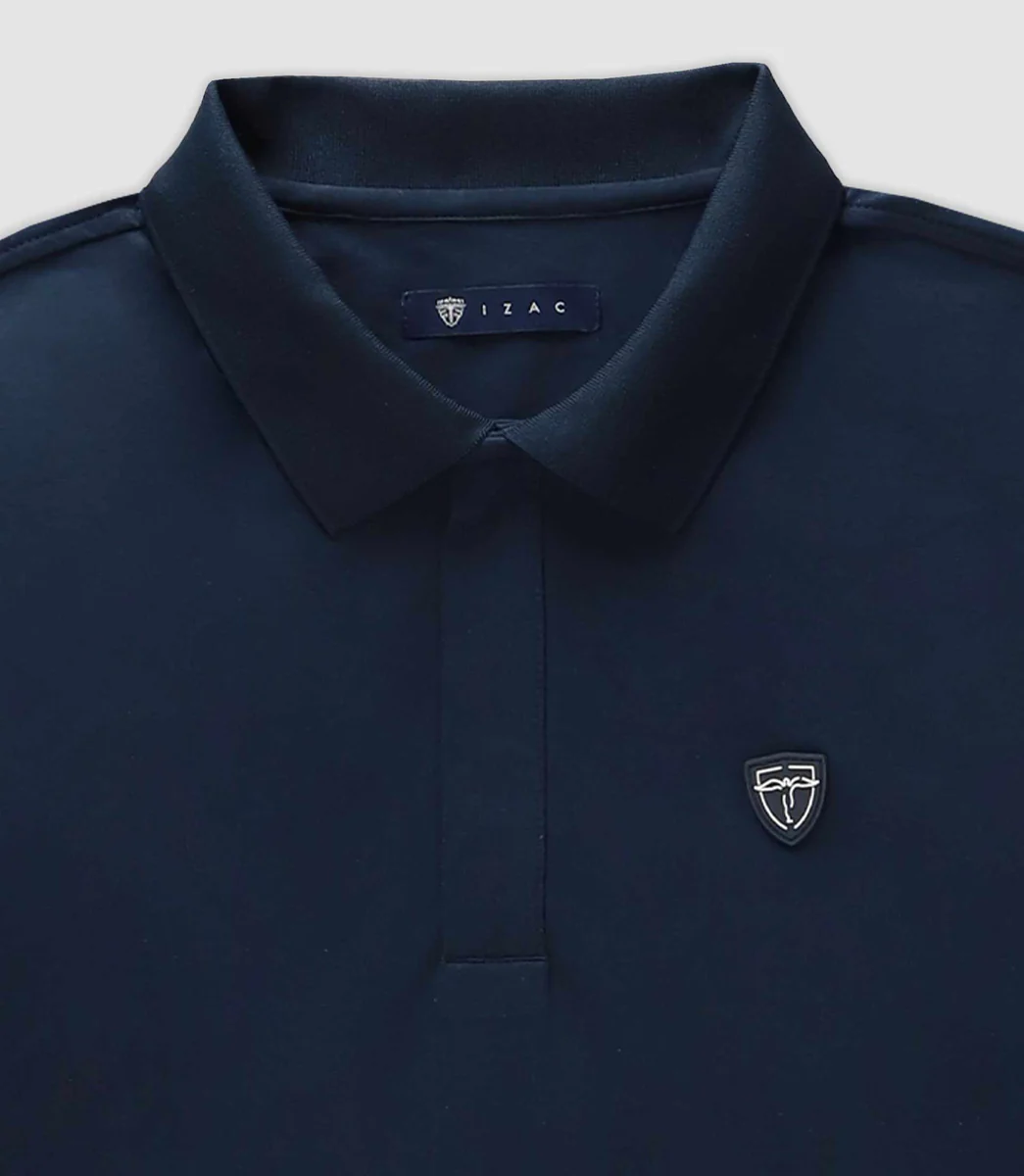 Polo marine avec logo