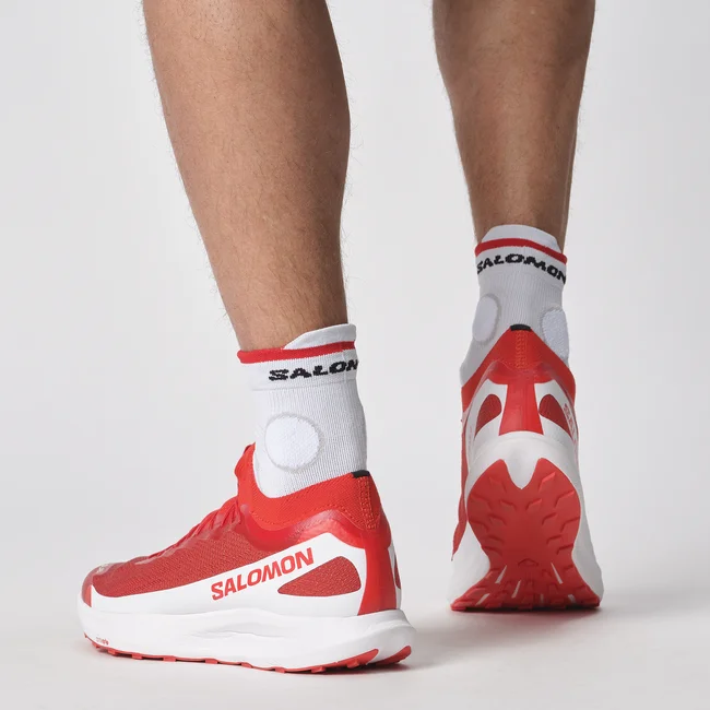 S/LAB PULSAR 2  Trailrunning-Schuhe Unisex FieryRed/FieryRed/White