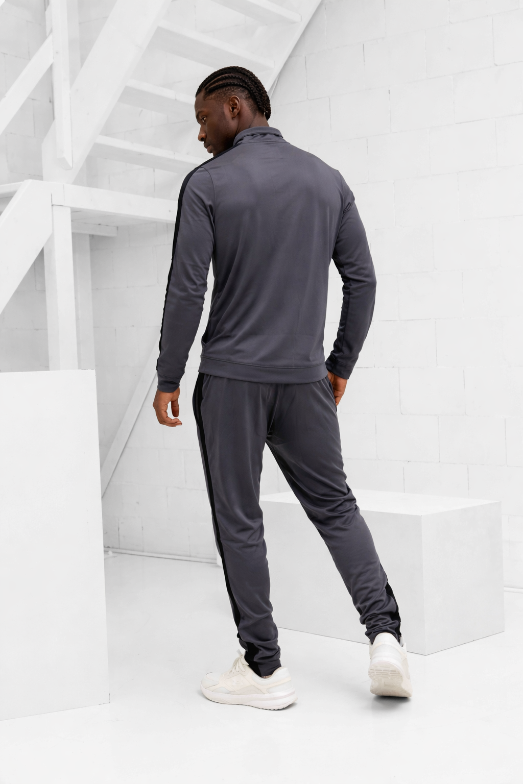 Under Armour Rival Knit Trainingspak Heren Grijs