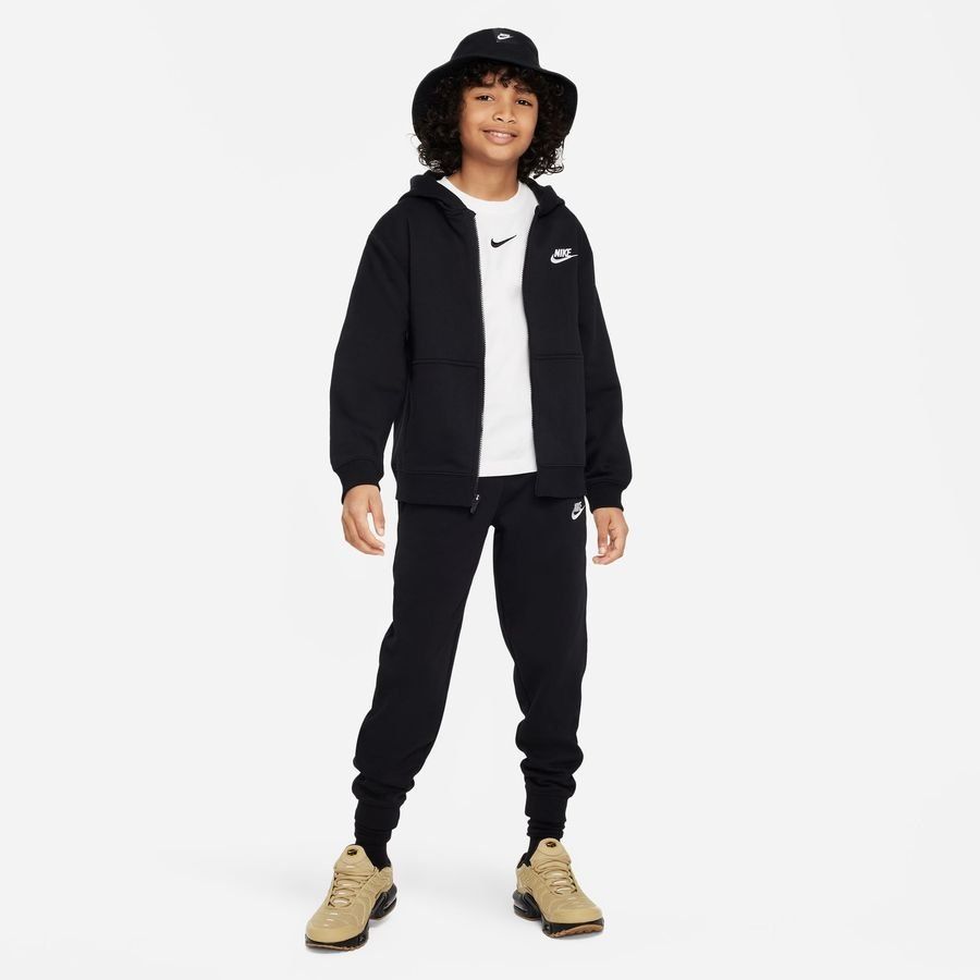 Nike Survêtement NSW Club Fleece - Noir/Blanc Enfant