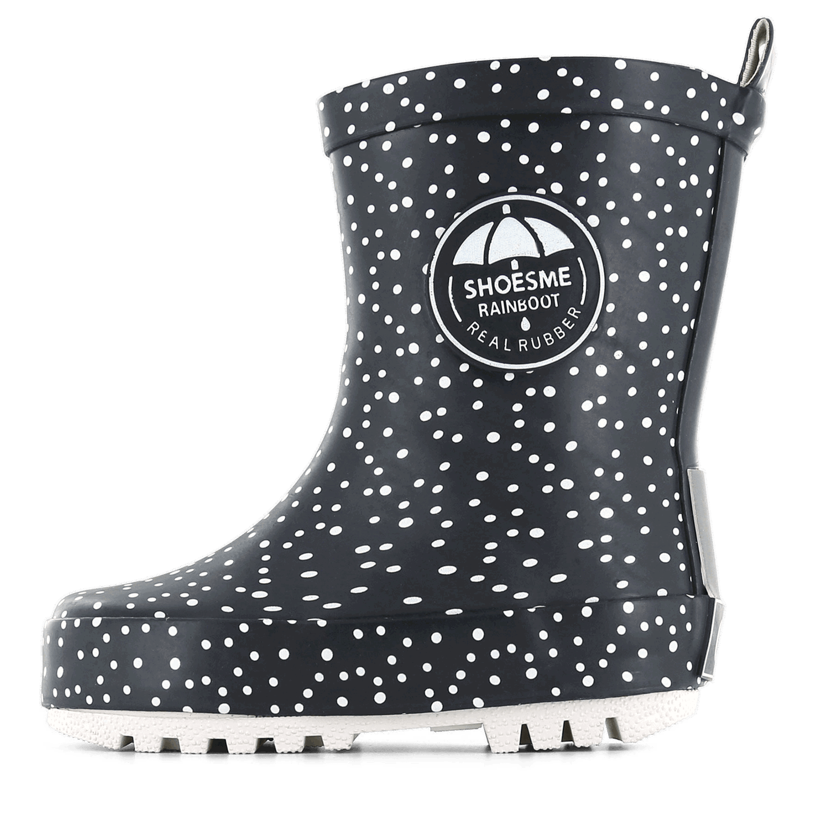 Shoesme Regenstiefel blau mit weißem Punkt