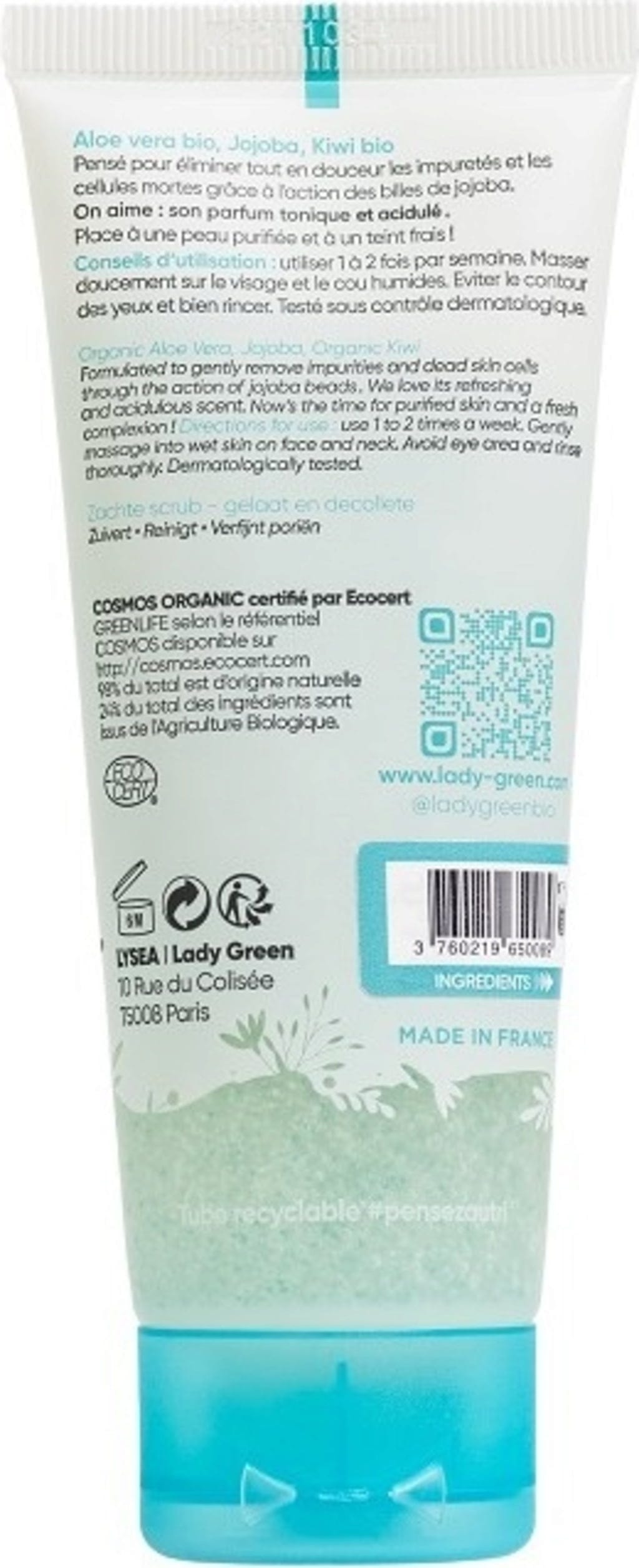 Lady Green  Gentle Face & Neck Scrub, 75 ml