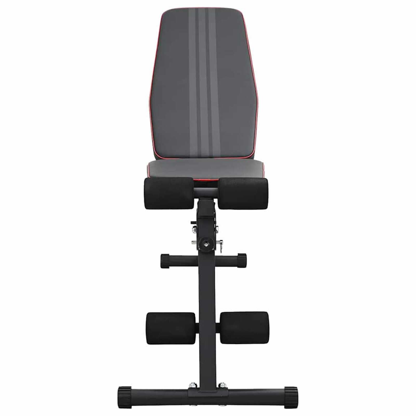 vidaXL Weegbank Zwart 131 x 41 x 110 cm Staal