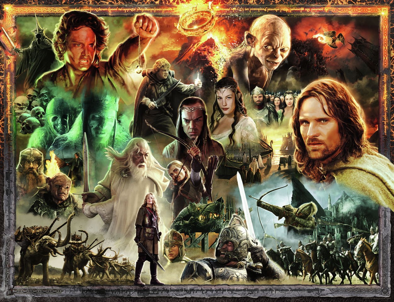 Ravensburger - Lord Of The Rings Return of the King 2000p