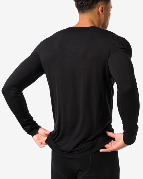 t-shirt thermo homme noir