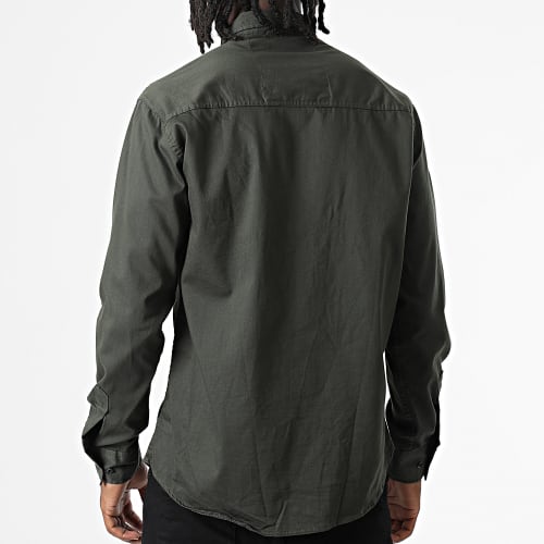 Chemise Manches Longues W-323 Vert Foncé