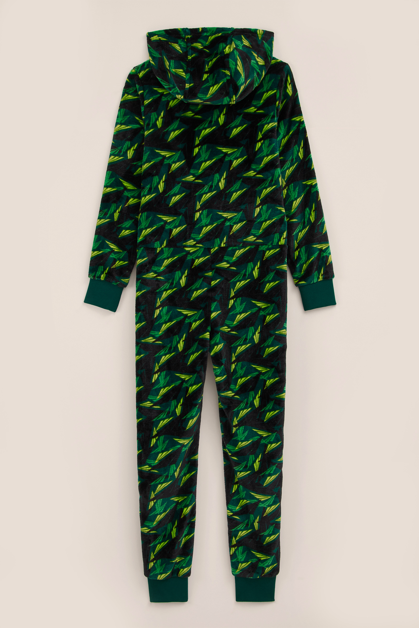 Jongens onesie met dessin WE Fashion Donkergroen