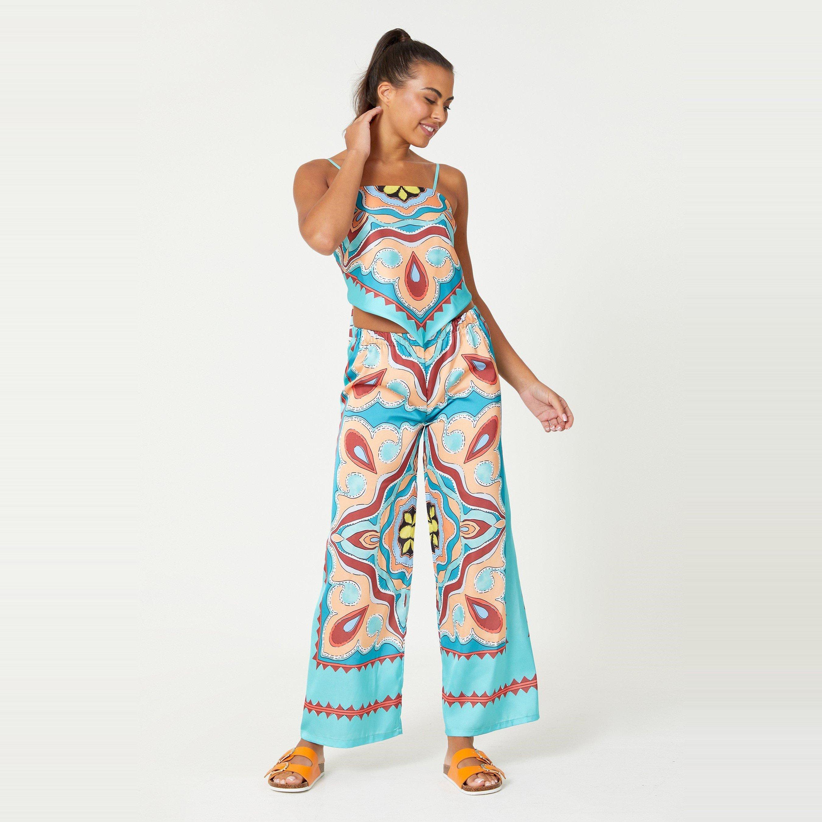 Be You BeYou Cami Top and Trouser Set Womens
