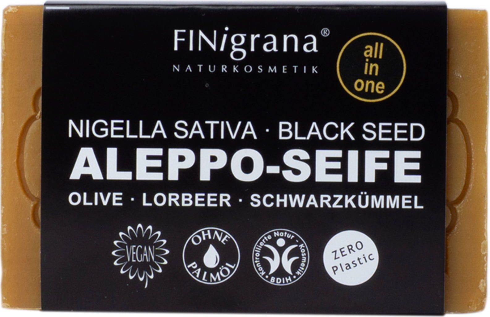 FINigrana®  Aleppo Seife Schwarzkümmel, 100 g