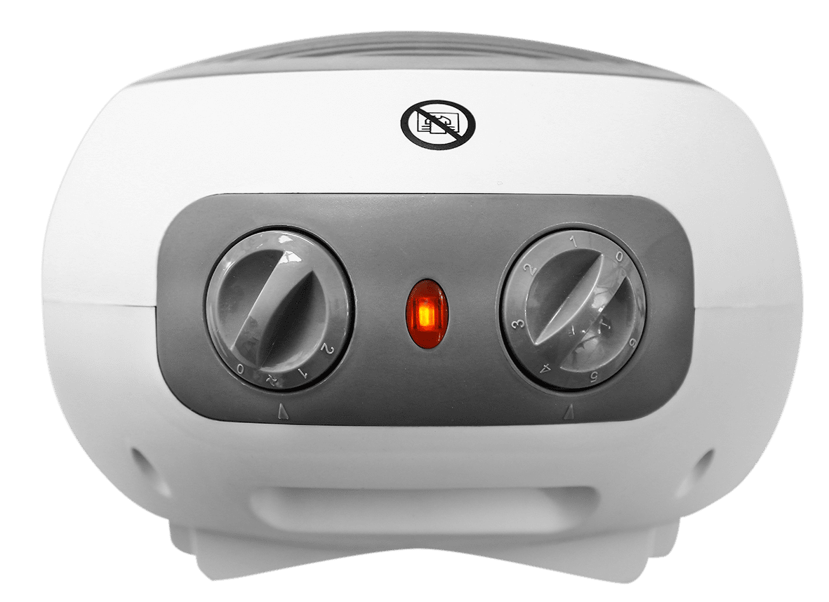 Heizlüfter 2000W, ovales Design