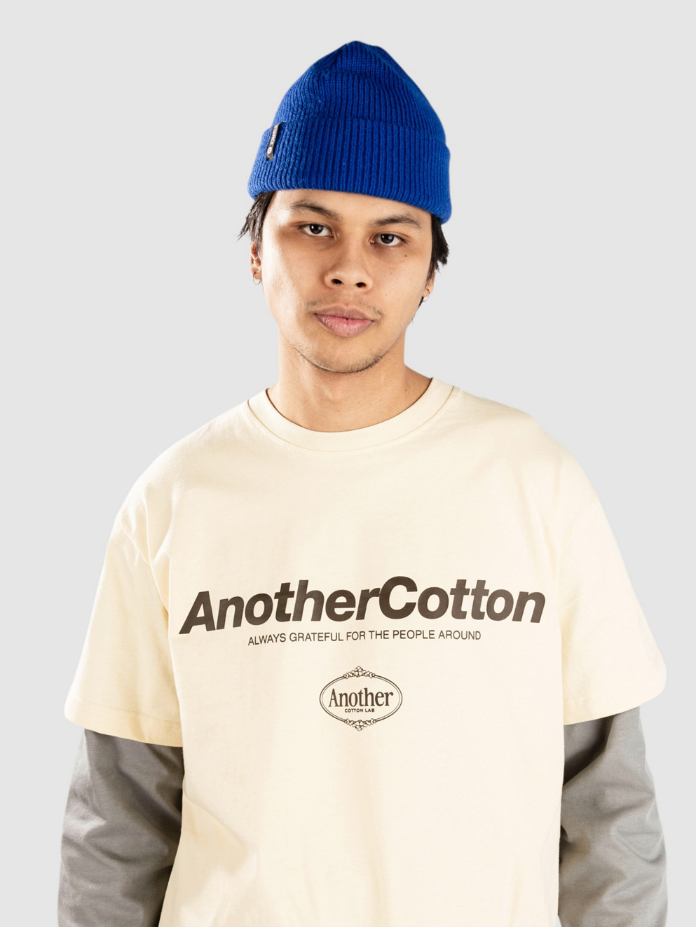 Another Cotton Lab Another Oversize Double Layer Longsleeve Lon off white