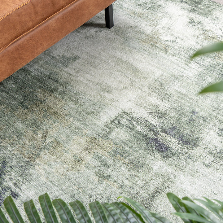 Modern vloerkleed - Strong Groen | Stijlvol