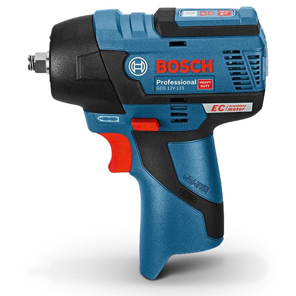 BOSCH 12V Brushless 3/8inch Impact Wrench Skin GDS 12V-115 06019E0101