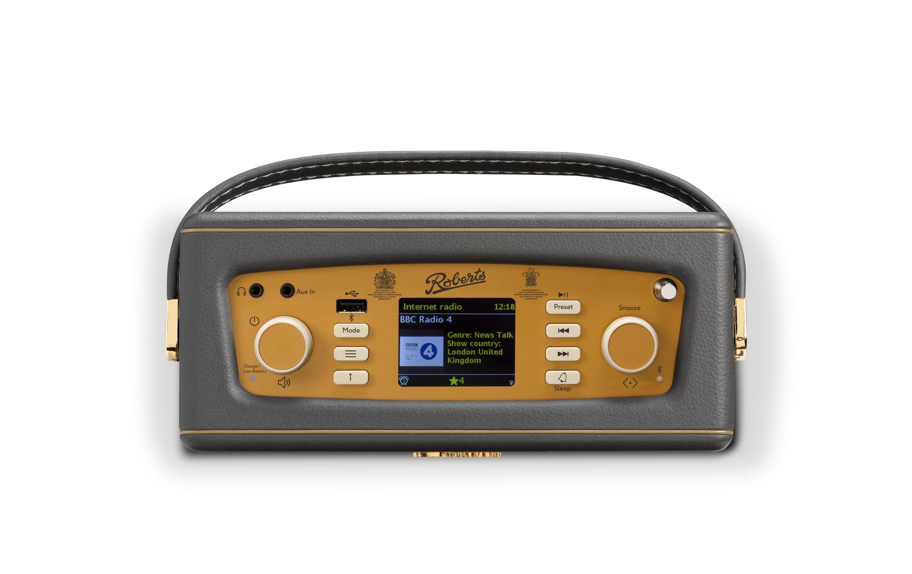 DAB+ Radio Revival iStream 3L Grau<br>DAB+-Radio im Retrostil der 1950er-Jahre