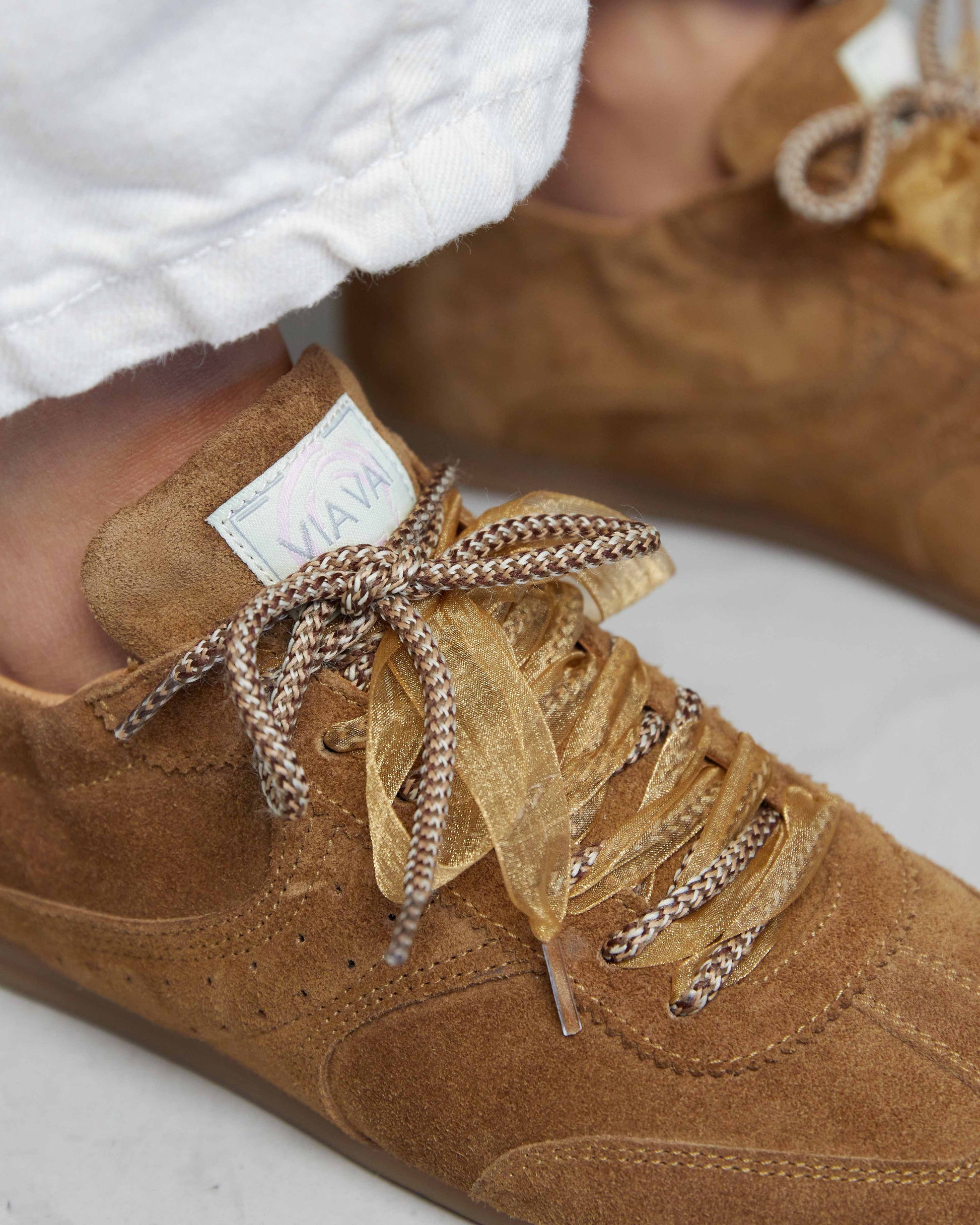 VIA VAI khaki dames sneakers June Haylee