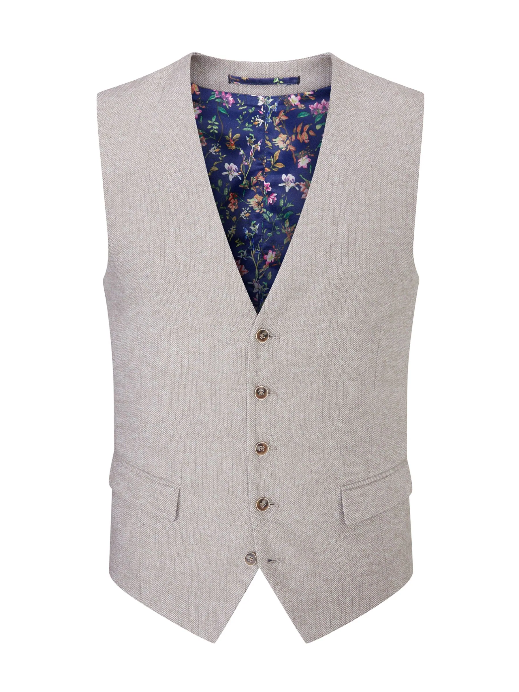 Grijs - Skopes Jude maatsnit getailleerd vest