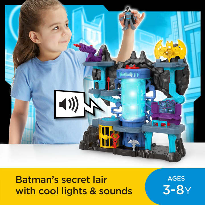 Imaginext - Dc Super Friends - Batman Bat-Tech Batcave Legesæt