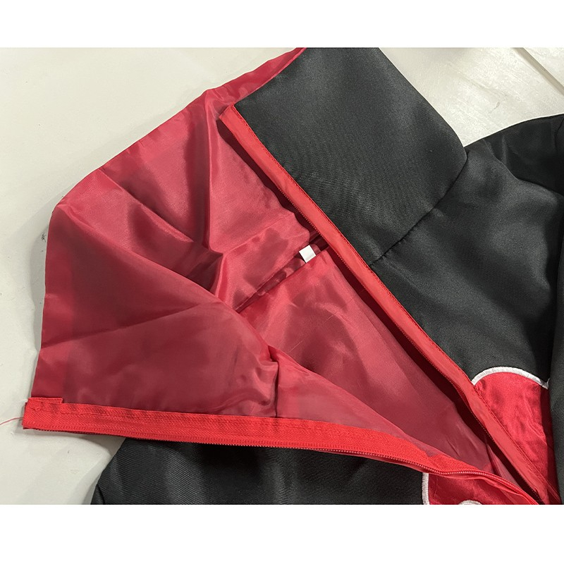 (150-160cm) Fasnachts Erwachsenen Kostüm Anime Cosplay Mantel Roter Mond Verkleidung für Motto Partys / Halloween - Schwarz / Rot