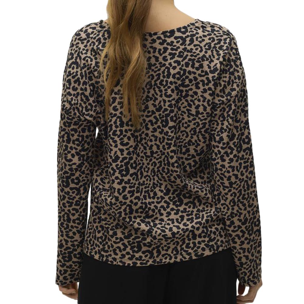 Vero Moda Blouse Marron/Noire Femme Vero Moda Merve
