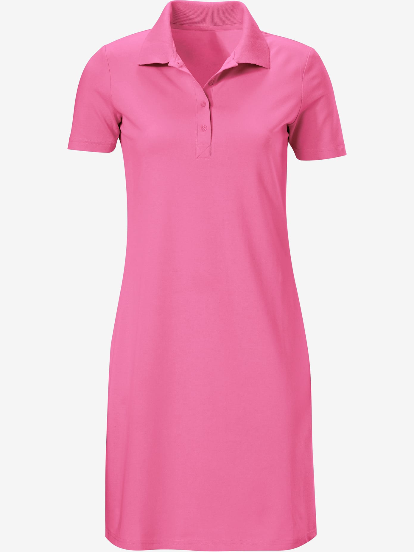 Robe longueur au-dessus du genou, style polo