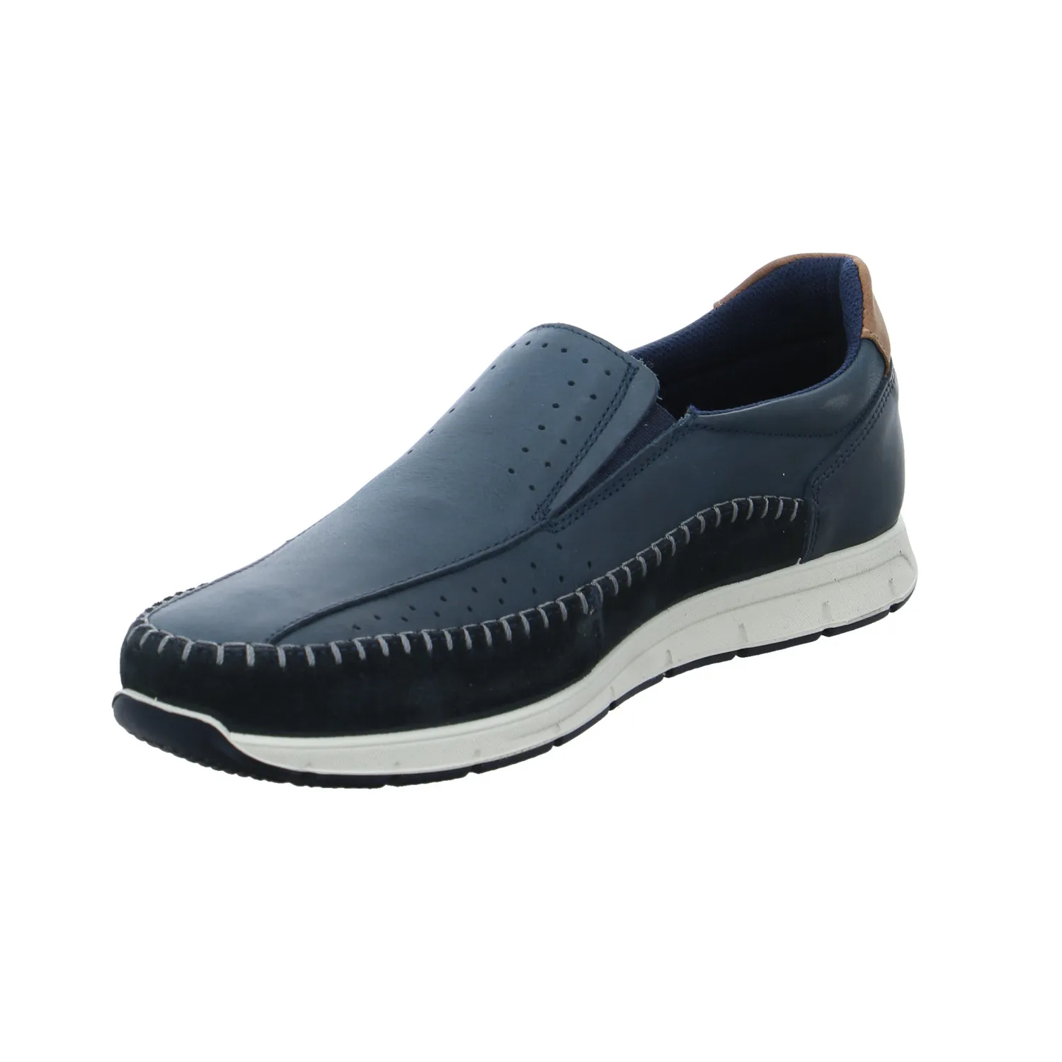 IMAC Halbschuh Blau Leder