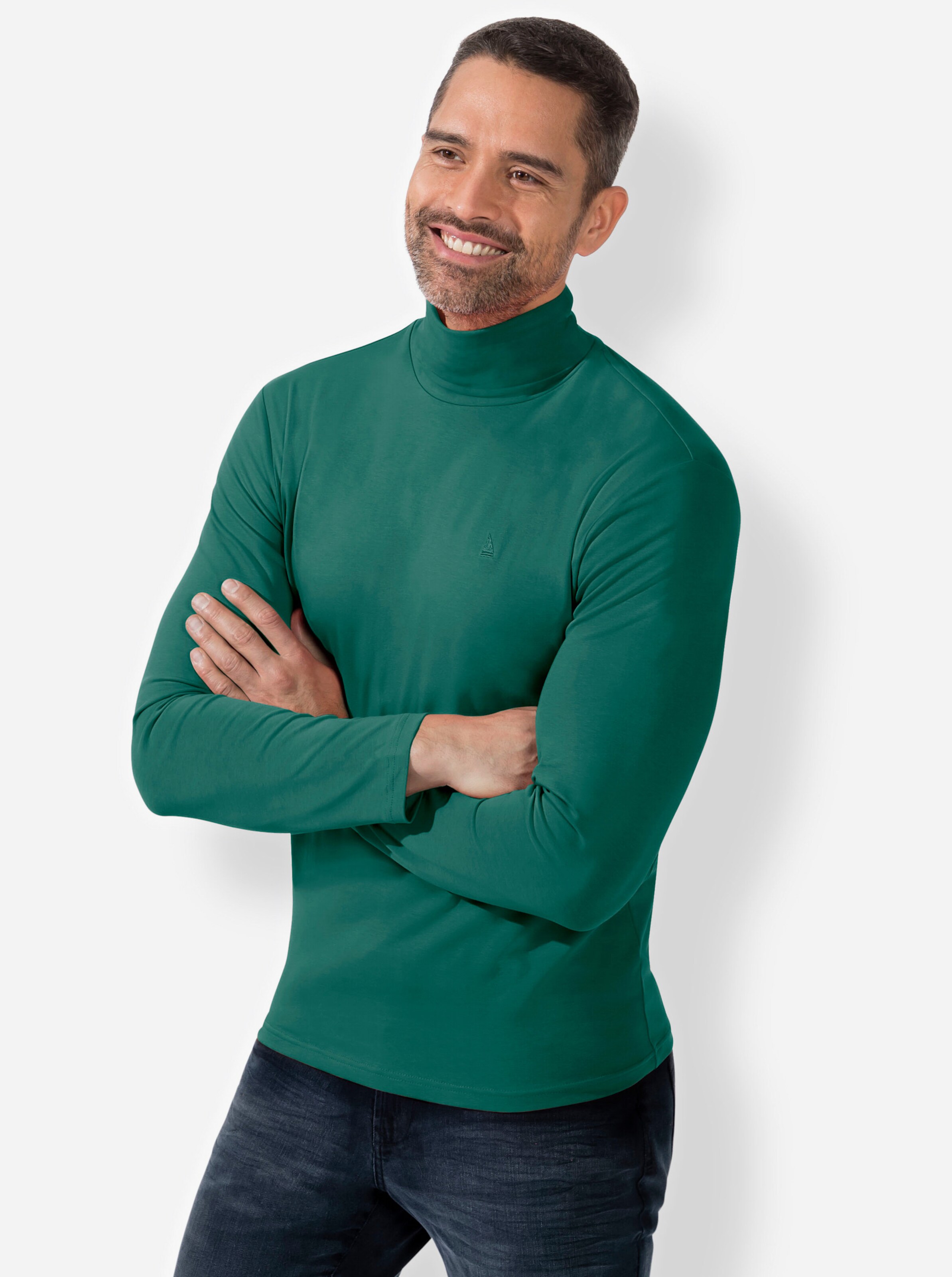 Rollkragen-Shirt