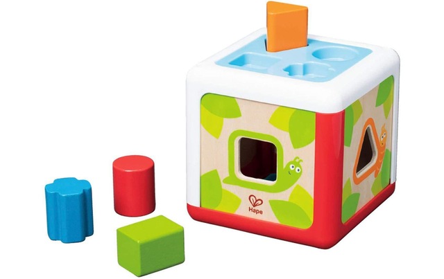 Hape Steckspielzeug »Sortierbox Gartenhütte«