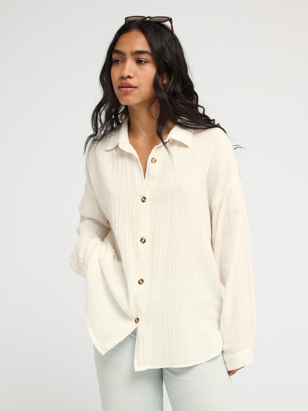 Morning Shine Chemise manches longues Blanc Femme