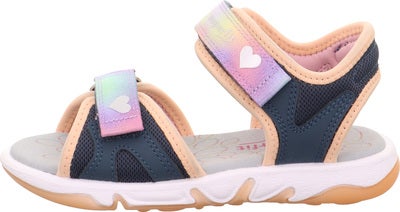 Superfit Pebbles Sandaler, Blå/Oransje