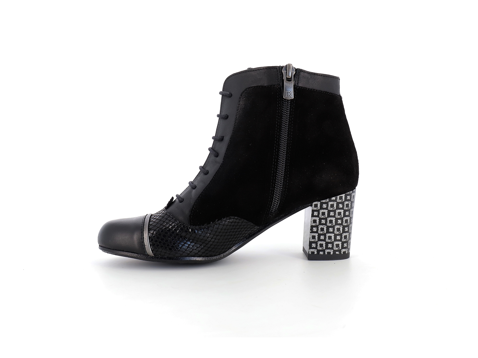 Dorking-D8922 Matières combinées Noir