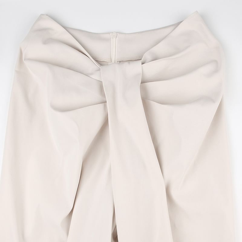 STARK - Lage, effen, wijde broek