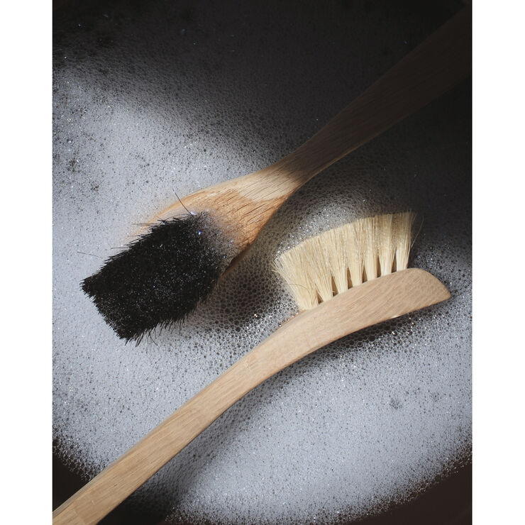 Humdakin Oak dish brush - Horse hair Beige & sort