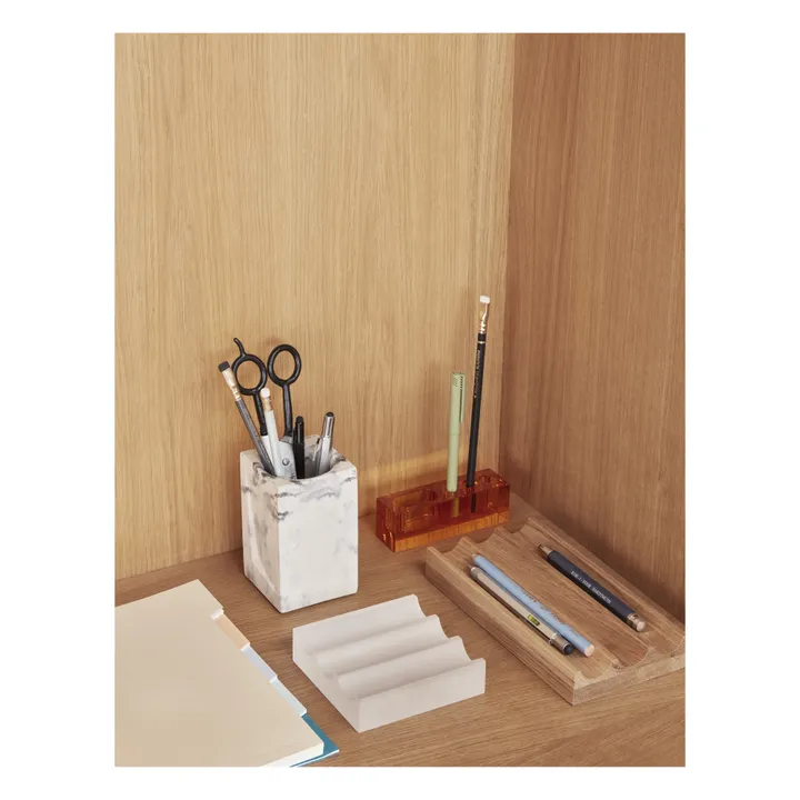 Hübsch Organiseur de bureau | Chêne