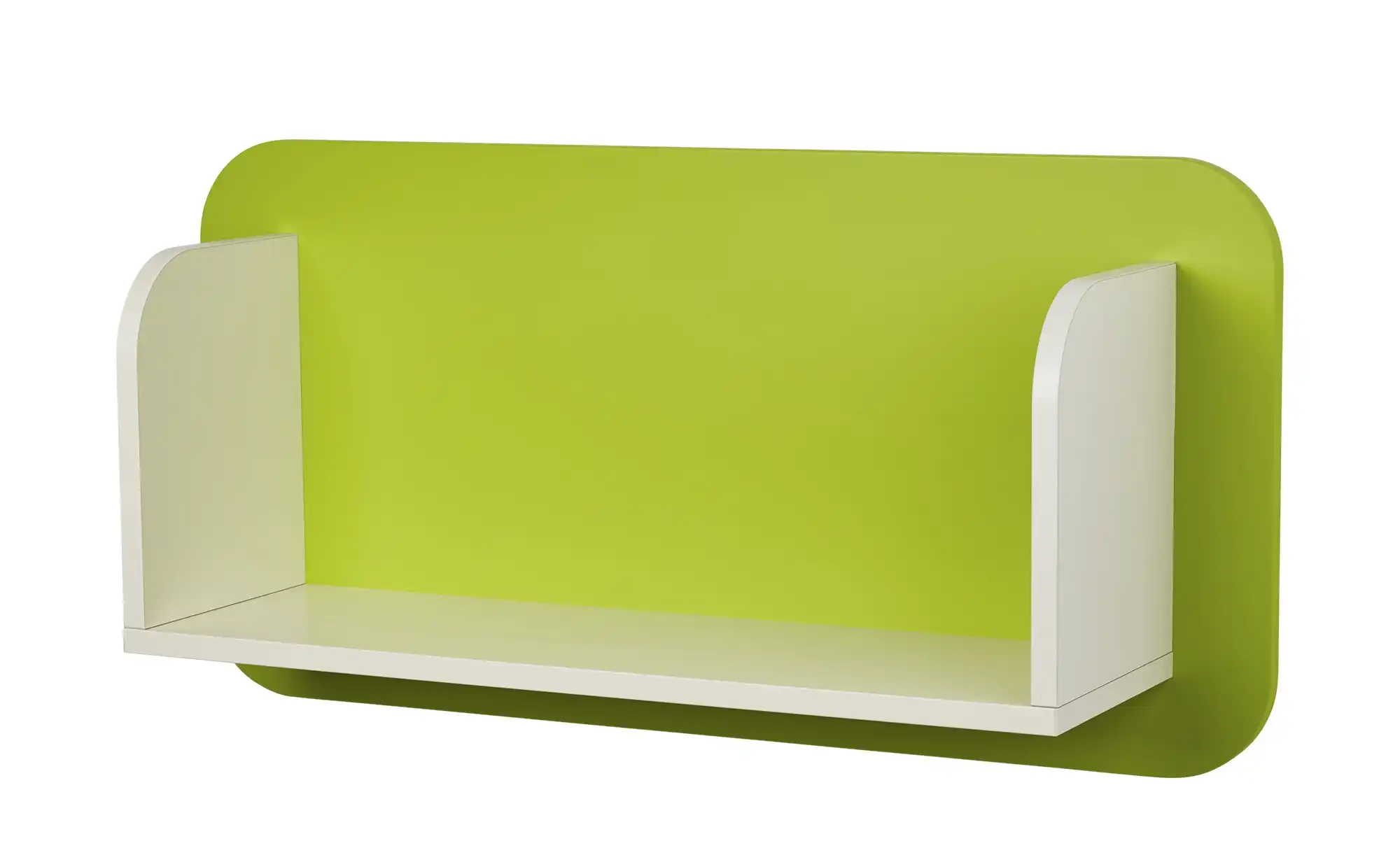 Paneelrückwand mit Regal Maddox