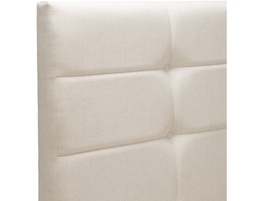 MERINOS - Tête de lit Cozy tisse sable blanc 160cm (170cm finie)