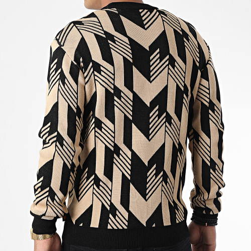 Pull AVH-179 Beige Noir